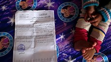 Rodný list dvouleté Húdy, který vydal Islámský stát (10. listopadu 2016)