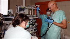 Primá� Beskydského gastrocentra ve Frýdku-Místku Petr Vítek se svým týmem p�i...