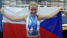 Medaile na mistrovství sbíral se svou sestrou Martinou, čtyřnásobnou mistryní...