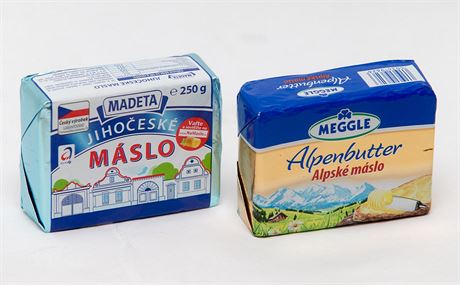 Jihoeské máslo od Madety bylo tém vdy draí ne Alpenbutter od bavorské...