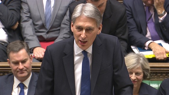 Britský ministr financí Phillip Hammond