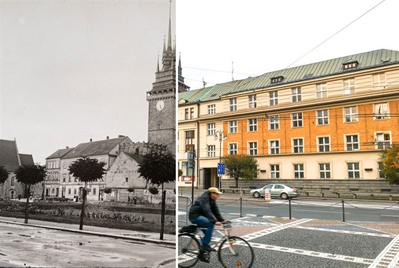 Pardubická Zelená brána ped první svtovou válkou a v souasnosti