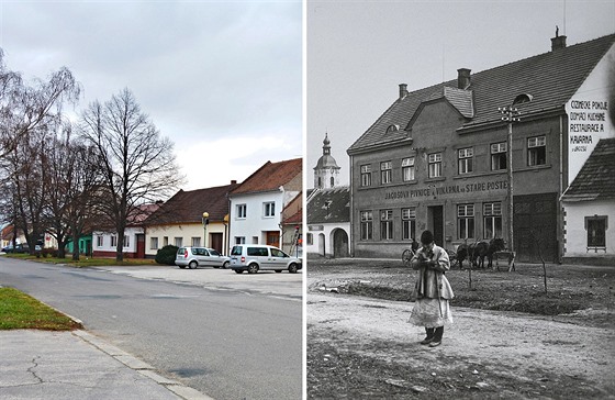 Velká nad Velikou v souasnosti a kolem roku 1928 