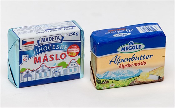 Jihoeské máslo od Madety bylo tém vdy draí ne Alpenbutter od bavorské...