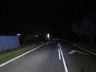 V obci Rodv�nov na Jind�ichohradecku se srazila t�i auta. Na m�st� zran�n�m...