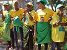 Povolební oslavy mladých fanouk vládní strany CCM