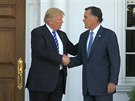 Donald Trump a neúspěšný prezidentský kandidát z roku 2012 Mitt Romney