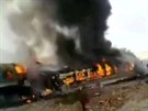 V Íránu se srazily vlaky (25. listopadu 2016)