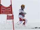 Vítzka úvodního obího slalomu sezony Lara Gutová nedokonila první kolo v...