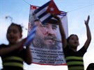 Nedlní shromádní v San Salvadoru na oslavu památky Fidela Castra. (27....