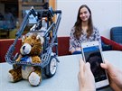 Studenti technických krouk z Náchodska pedvedli, jak fungují jejich roboti.