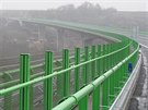 Nový silniní most nad Velemylevsí.