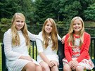 Nizozemská korunní princezna Amalia a její sestry Alexia a Ariane (2016)