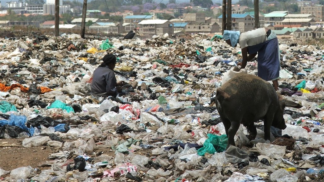 Největší keňský slum Kibera