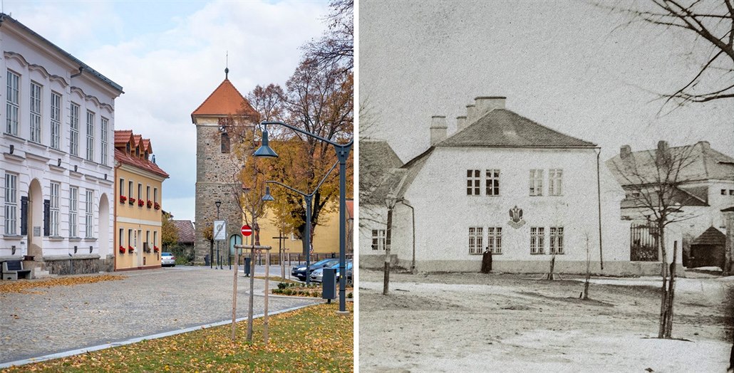 Nasavrky v sou�asné podob� a v roce 1905