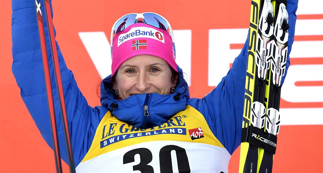Norská běžkyně na lyžích Marit Björgenová vyhrála ve finské Ruce závod na 10 km...