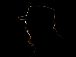 Revolucionář a dlouholetý prezident Kuby Fidel Castro. Fotografie z roku 2006.