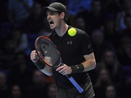 JE TO TAM! Andy Murray slav vhru ve finle Turnaje mistr.