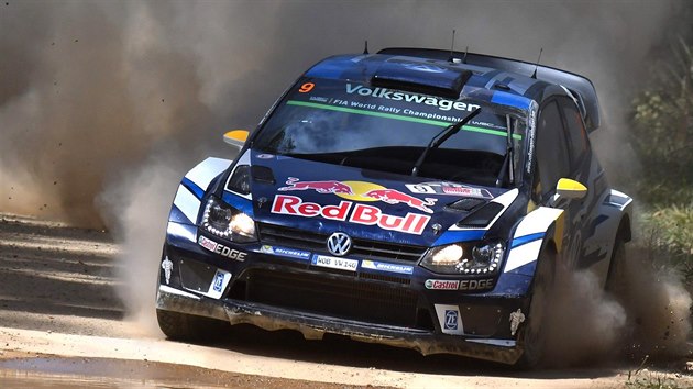 Andreas Mikkelsen na trati Australsk rallye.