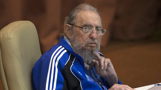 Fidel Castro na snmku z dubna 2016.
