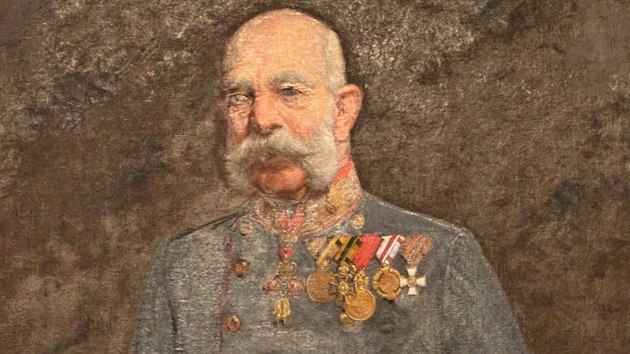 František Josef I. si rád na sebe bral uniformy. Je v ní vyobrazen i na tomto portrétu.