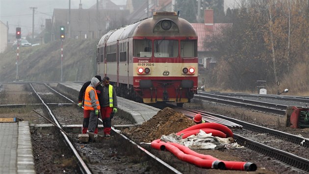 Novou podobu získá i nádraží v Náměšti nad Oslavou. Úsek z Třebíče do Náměště by měl být hotov 17. února.