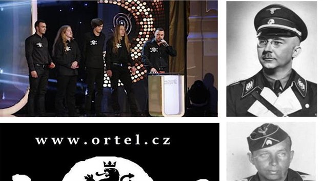 Radek Banga na Facebooku zveřejnil fotku, kde kapelu Ortel přirovnal k nacistům.
