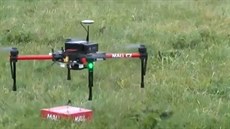 První test doručování zásilky dronem v ČR