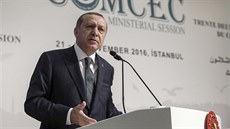Turecký prezident Recep Tayyip Erdogan pi summitu Organizace islámské...