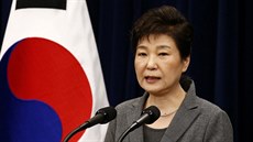 Jihokorejská prezidentka Pak Kun-hje (29.11.2016)