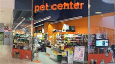 Prodejna Pet Center a brnnském Avion Shopping Parku.