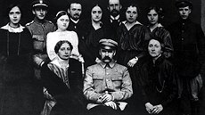 Josef Pisudski v rodinném a pátelském kruhu, duben 1919