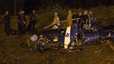 V Riu se po pestelce zítil policejní vrtulník (19. listopadu 2016)