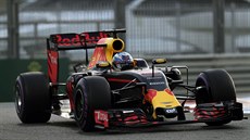 Daniel Ricciardo v kvalifikaci na Velkou cenu Abú Zabí.