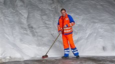 Silniái v Hradeckém kraji mají ve skladech 23 tisíc tun soli.