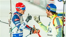 ROZHODL FOTOFINI. Ondej Moravec (vlevo) a Fredrik Lindström ze védska v cíli...