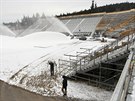 Vysoina Arena u Nového Msta na Morav se pipravuje na svtový pohár v...