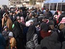 Kvli intenzivním útokm na východní ást Aleppa opustilo své domovy a 16 000...