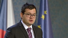 Nový ministr pro lidská práva a legislativu Jan Chvojka po uvedení do úadu