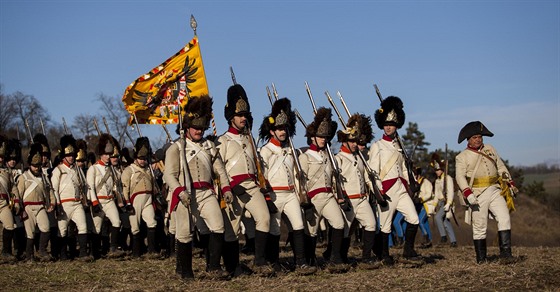 Tisíc vojáků se střetlo u Slavkova u Brna. Připomněli si rok 1805, kdy...