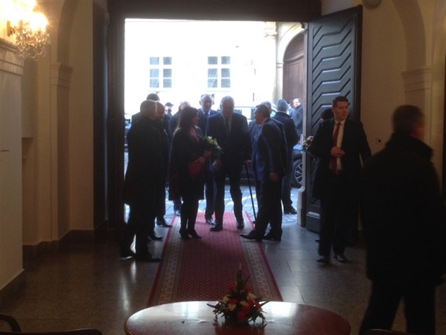 Prezident Milo Zeman pichází do poslanecké snmovny