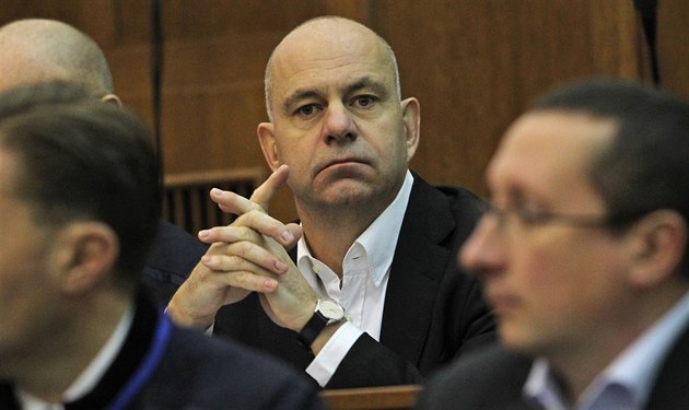 Obalovaný Martin Ddic v jednací síni Krajského soudu v Ostrav. (5. prosince...