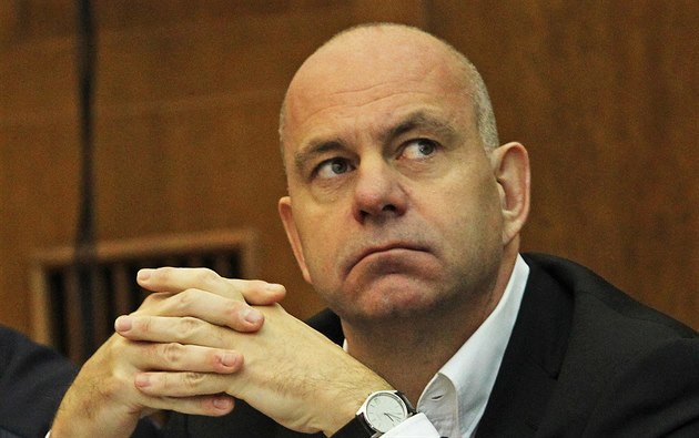 Obalovaný Martin Ddic v jednací síni Krajského soudu v Ostrav. (5. prosince...