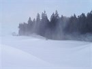 Na rakouském Hochfichtu stíkají dla sníh na dalí sjezdovky, které areál bude...
