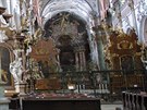 Barokn olt v kostele Nanebevzet Panny Marie v Oseku