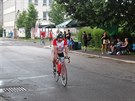 Velkou z�libou Milana Richtera je j�zda na kole.