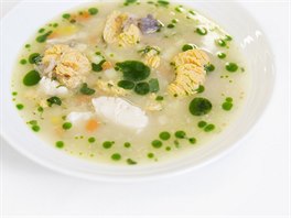 Rybí polévka podle Jana Punčocháře, šéfkuchaře Grand Cru