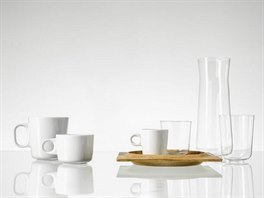 Kávový set Ripple pro znaku TON - hrnky na espresso a cappuccino, sklenice i...