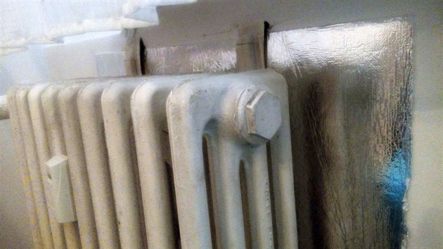 Na starém radiátoru není odvzdušňovací ventil