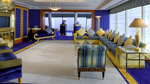 Diplomatic Suite v hotelu Burdž al-Arab